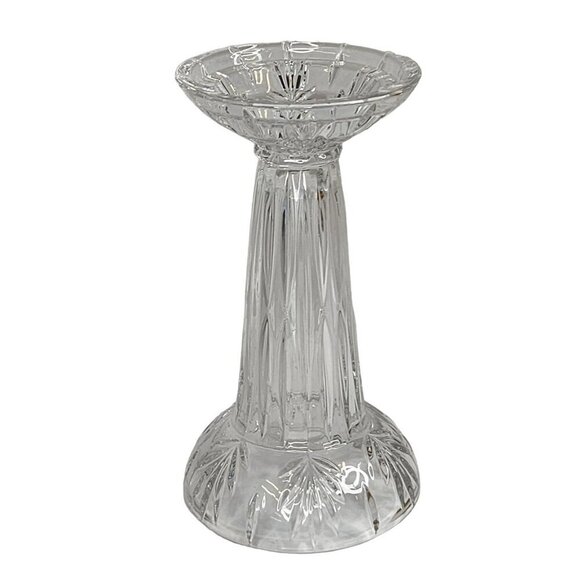 Princess House Lead Crystal Candle Holder / Bud Vase. Made in Germany 8 inch tal - Picture 9 of 10